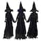 4ft. Lighted Faceless Witch Trio Outdoor Halloween Stakes